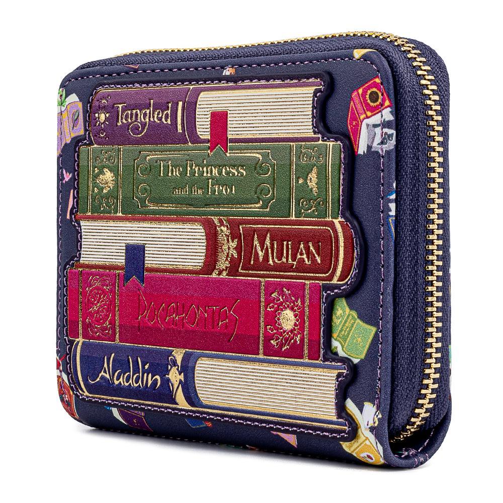 Loungefly x Disney Princess Books All Over Print Purse - GeekCore