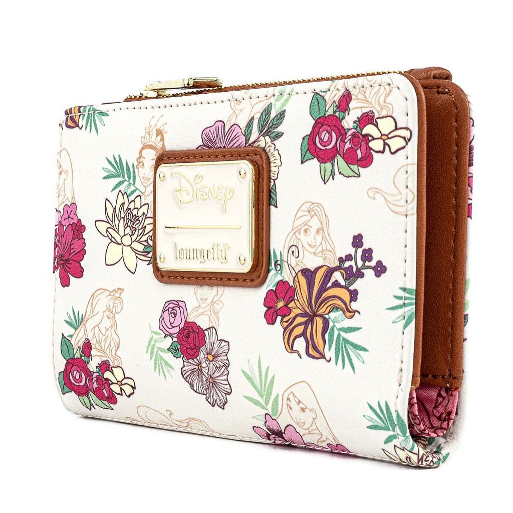 Loungefly x Disney Princess Floral AOP Purse - GeekCore