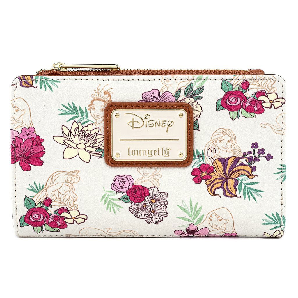 Loungefly x Disney Princess Floral AOP Purse - GeekCore