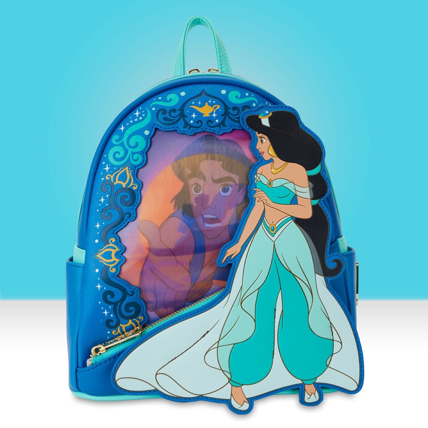 Loungefly x Disney Princess Jasmine Lenticular Mini Backpack - GeekCore