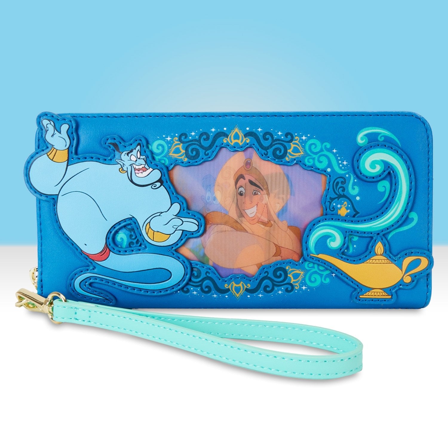 Loungefly x Disney Princess Jasmine Lenticular Wristlet Wallet - GeekCore