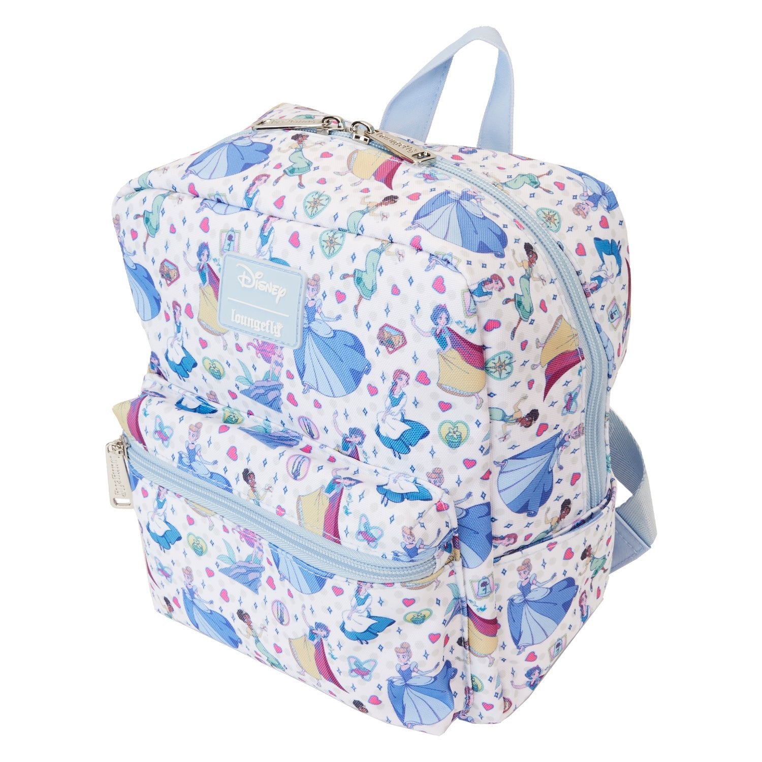 Loungefly x Disney Princess Manga Style AOP Nylon Backpack - GeekCore