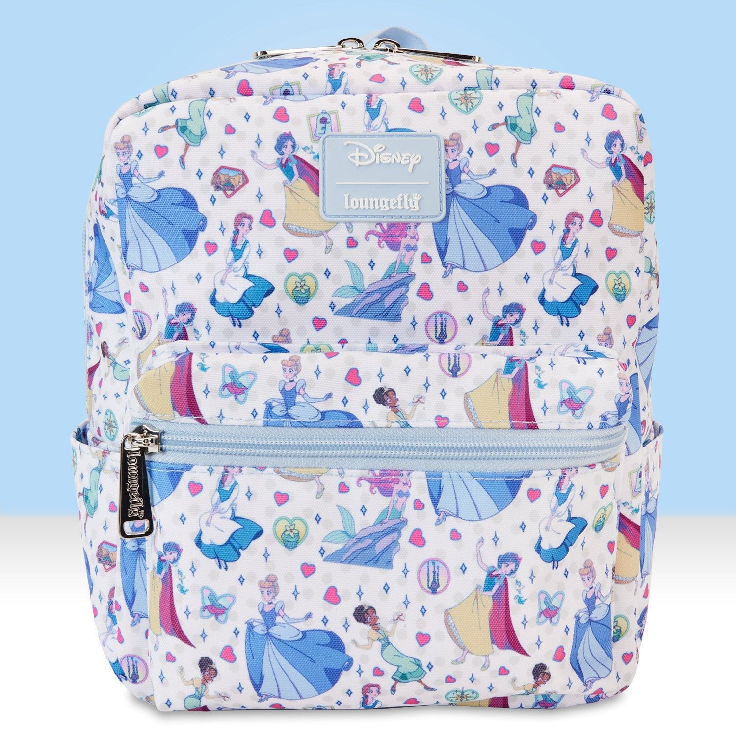 Loungefly x Disney Princess Manga Style AOP Nylon Backpack - GeekCore