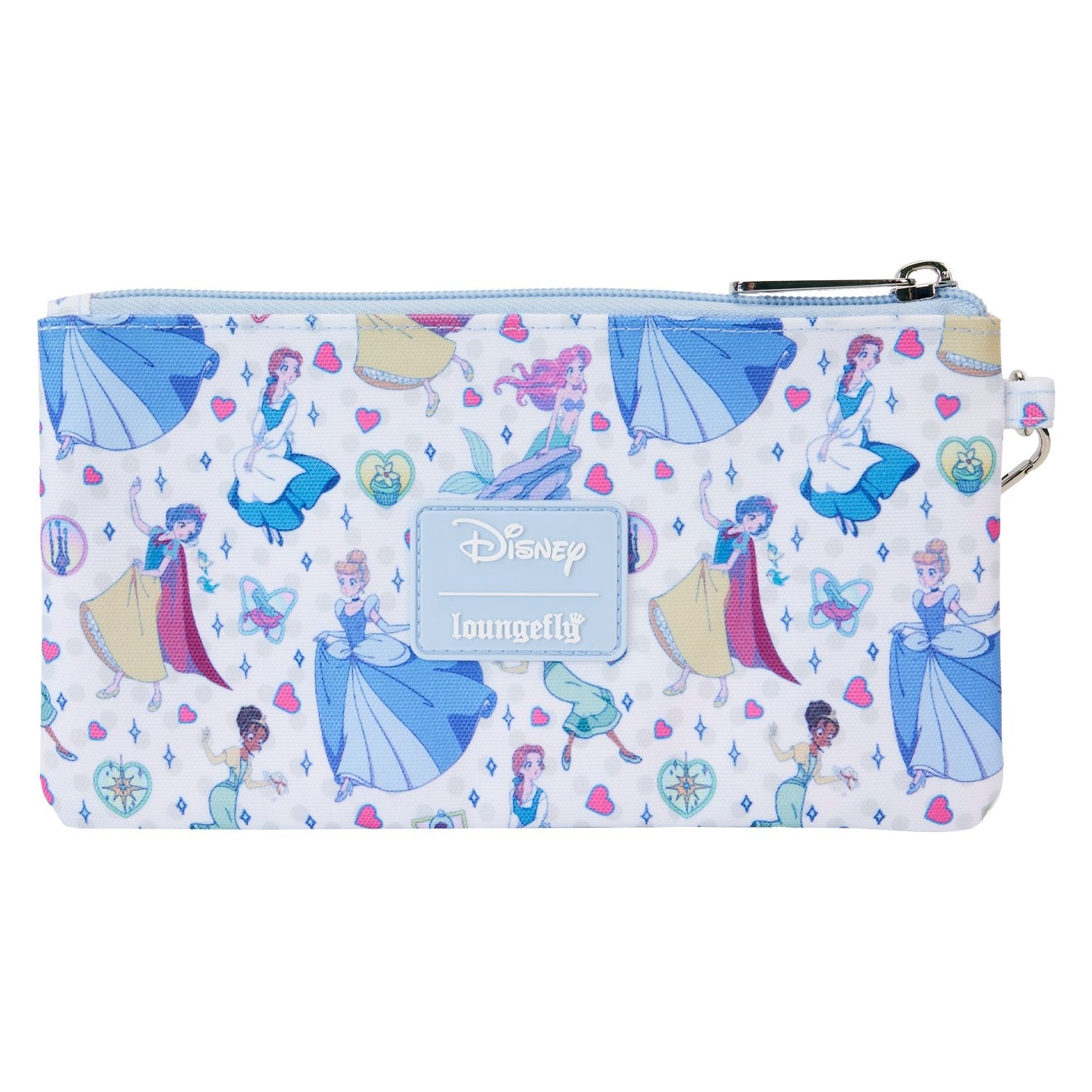 Loungefly x Disney Princess Manga Style AOP Nylon Wristlet Wallet - GeekCore