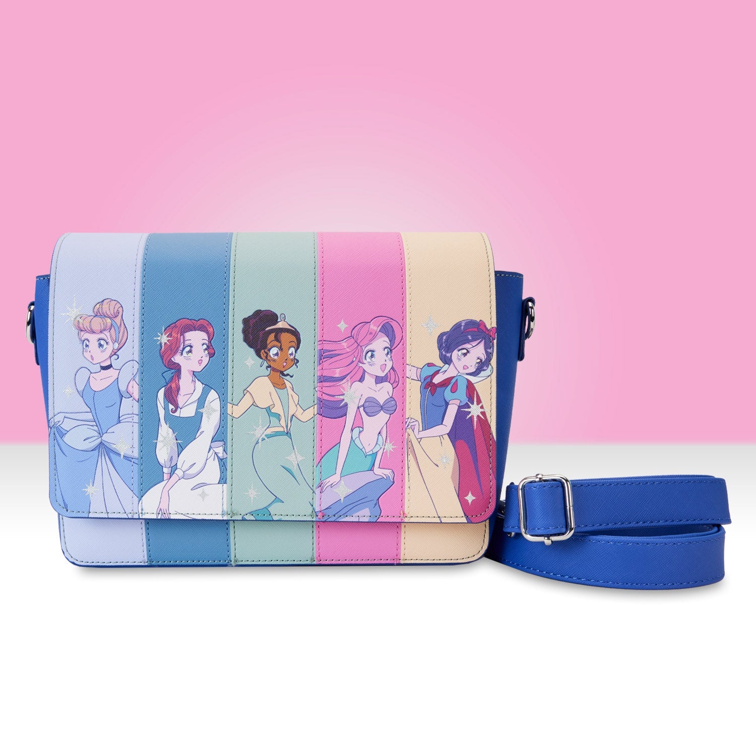 Loungefly x Disney Princess Manga Style Crossbody Bag - GeekCore