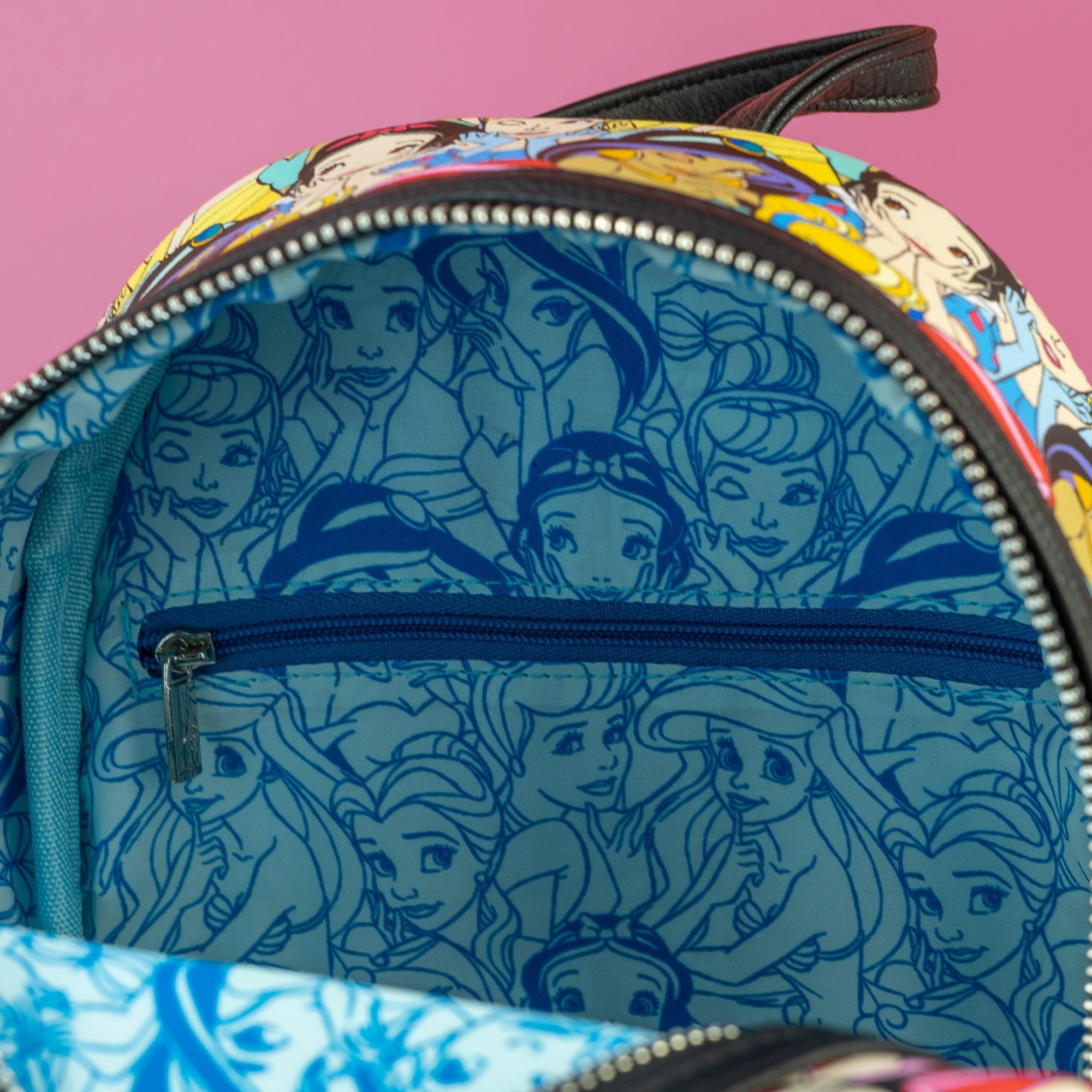 Loungefly x Disney Princesses AOP Mini Backpack - GeekCore