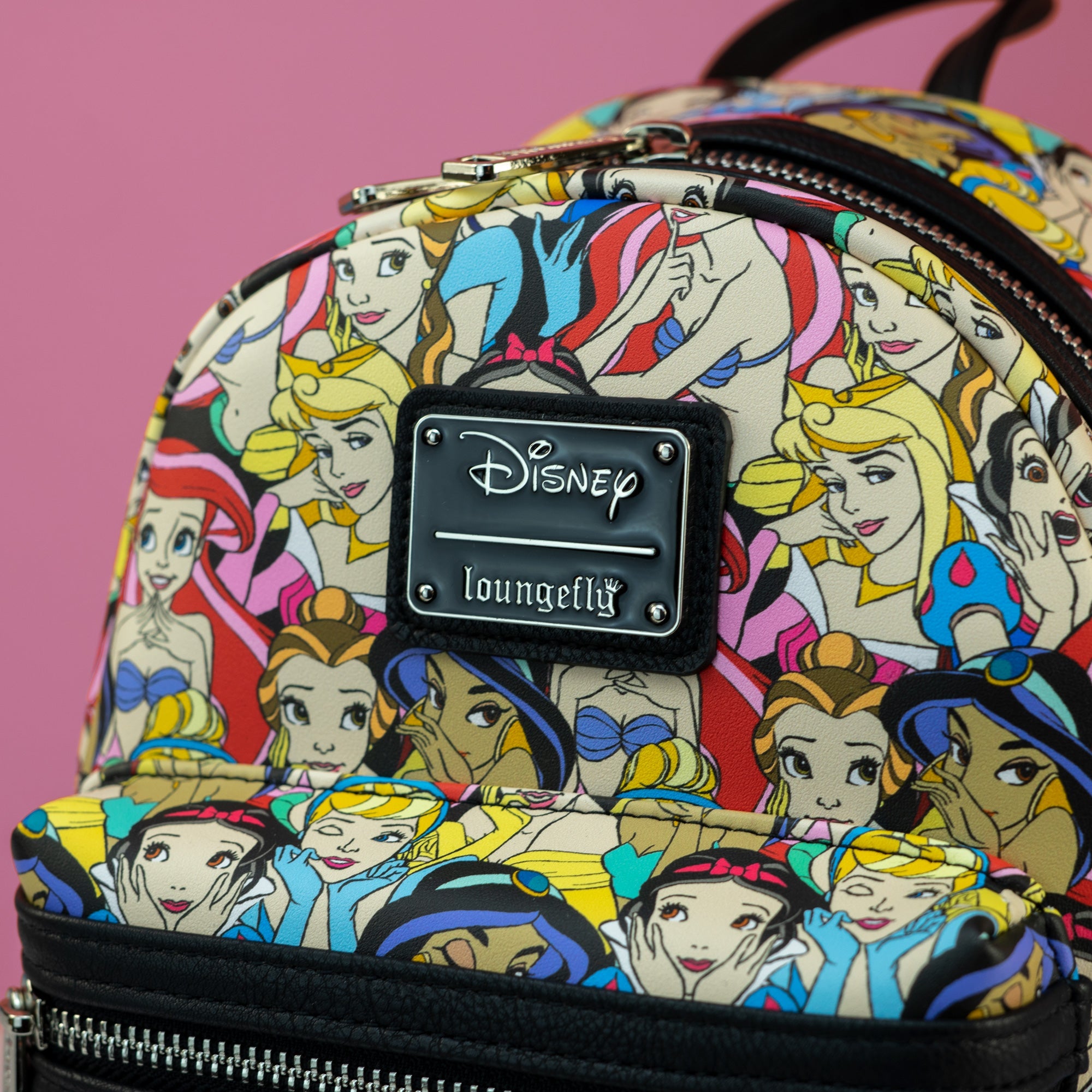 Loungefly x Disney Princesses AOP Mini Backpack - GeekCore