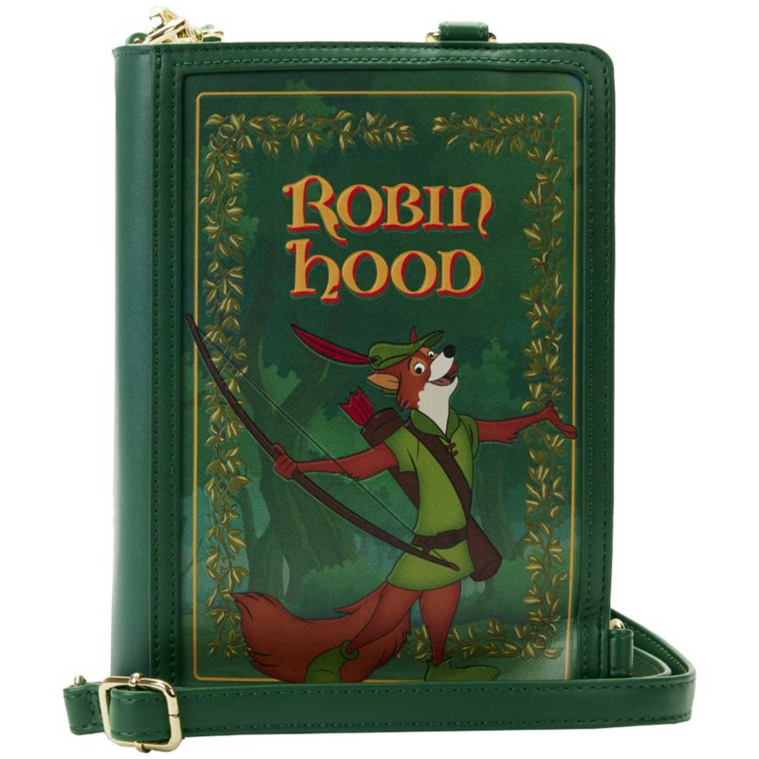 Loungefly x Disney Robin Hood Book Convertible Crossbody Bag - GeekCore