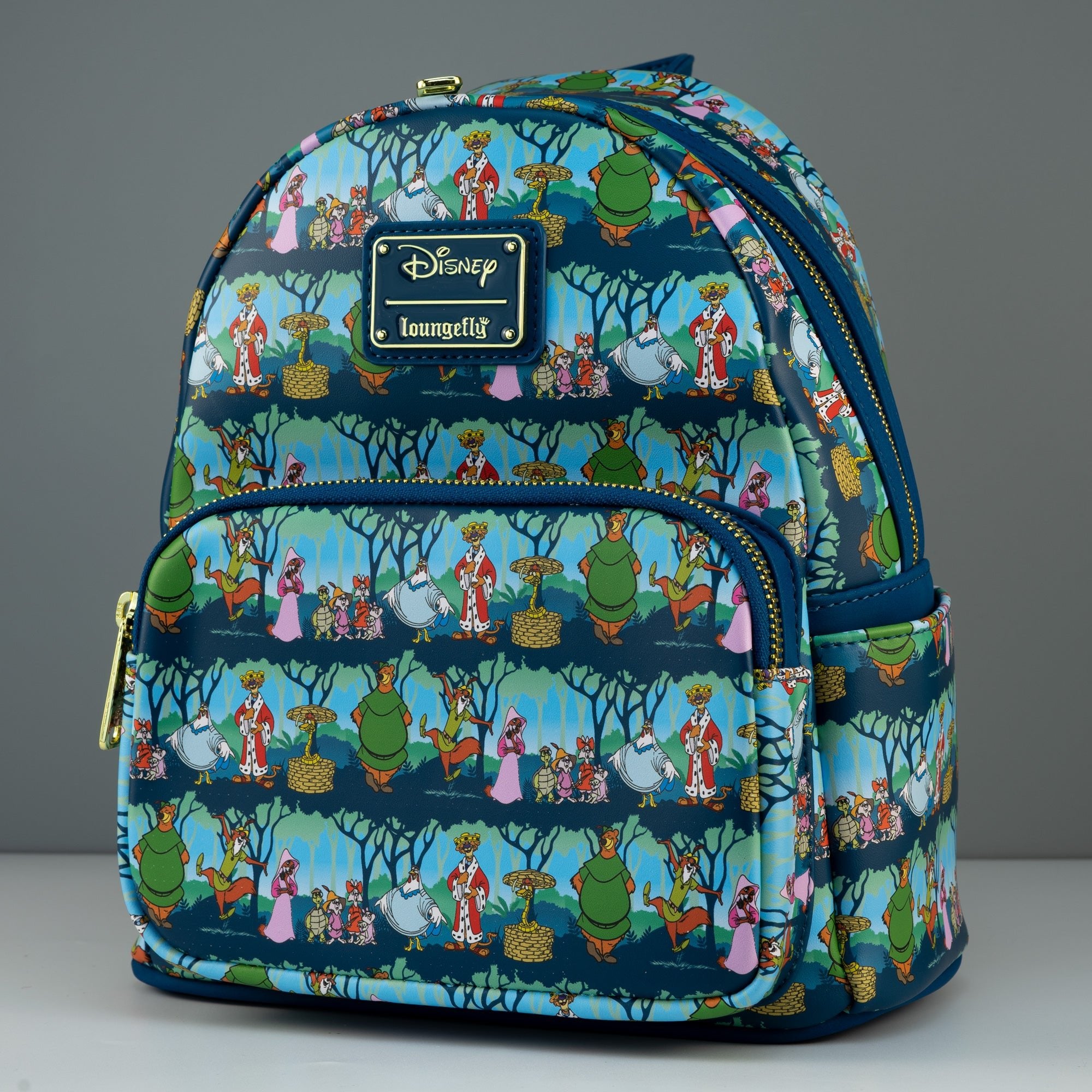 Loungefly x Disney Robin Hood Sherwood All Over Print Mini Backpack GeekCore