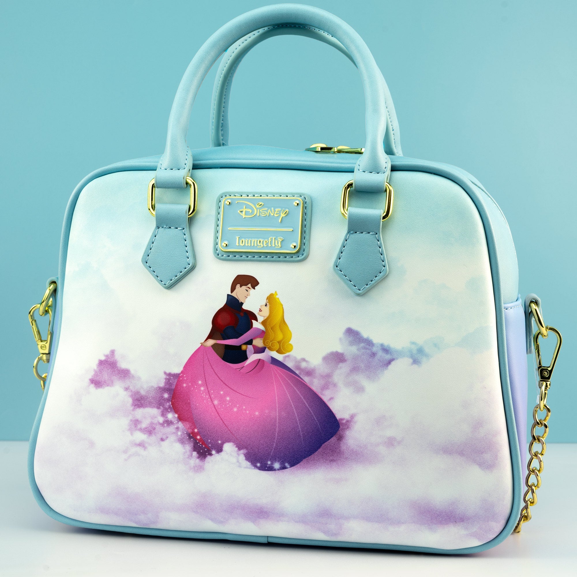 Loungefly x Disney Sleeping Beauty Aurora's Castle Crossbody Bag - GeekCore