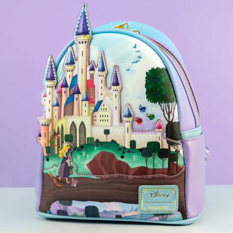 Loungefly x Disney Sleeping Beauty Aurora s Castle Mini Backpack GeekCore