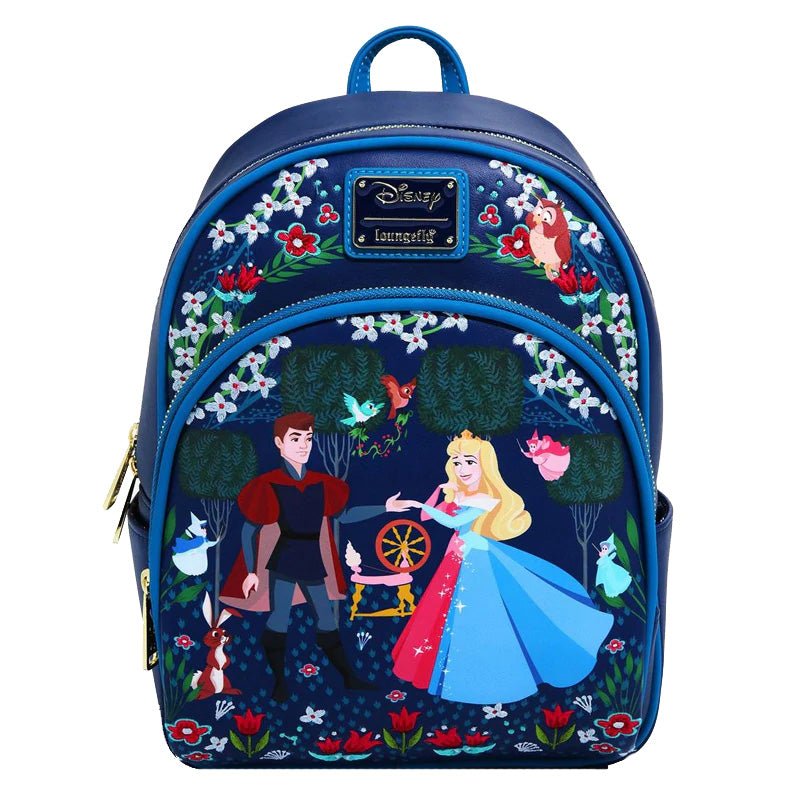 Loungefly x Disney Sleeping Beauty Floral Scene Mini Backpack - GeekCore