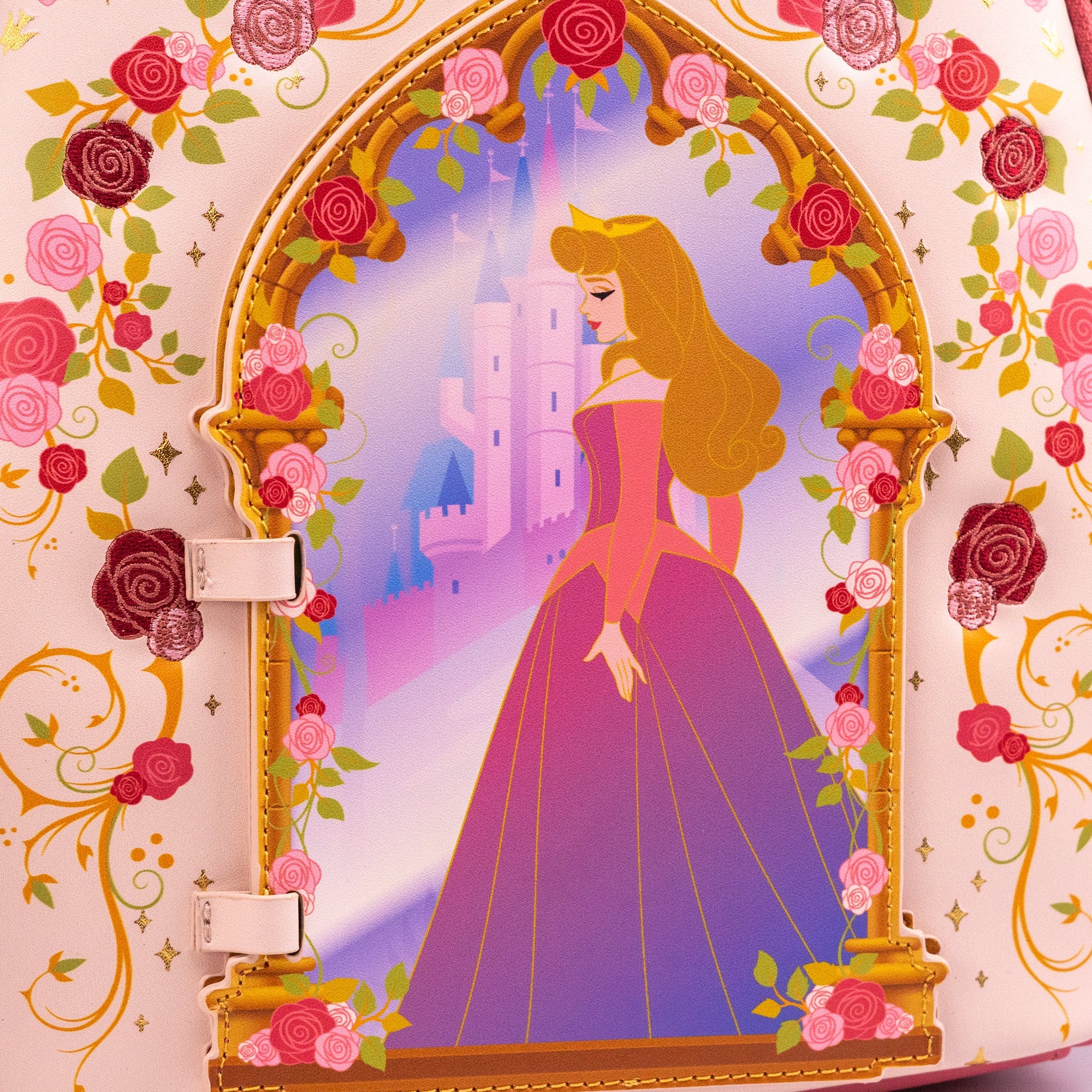 Loungefly x Disney Sleeping Beauty Interactive Castle Mini Backpack - GeekCore