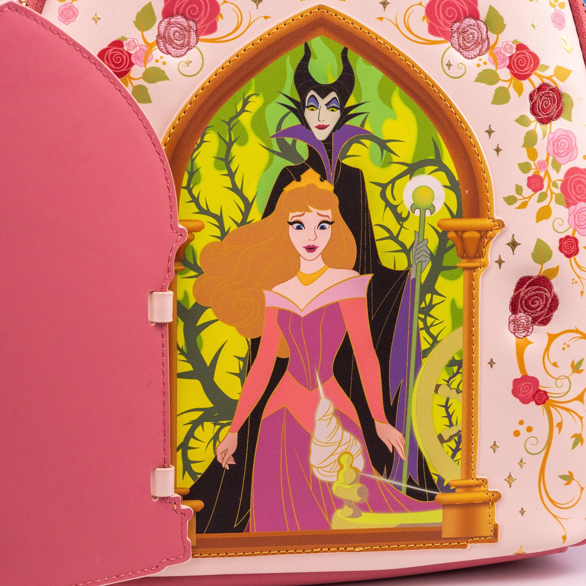 Loungefly x Disney Sleeping Beauty Interactive Castle Mini Backpack - GeekCore