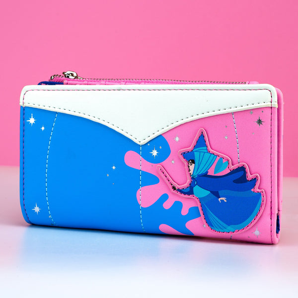 Loungefly make it pink make it blue Sleeping beauty fairy fairies Wallet deals