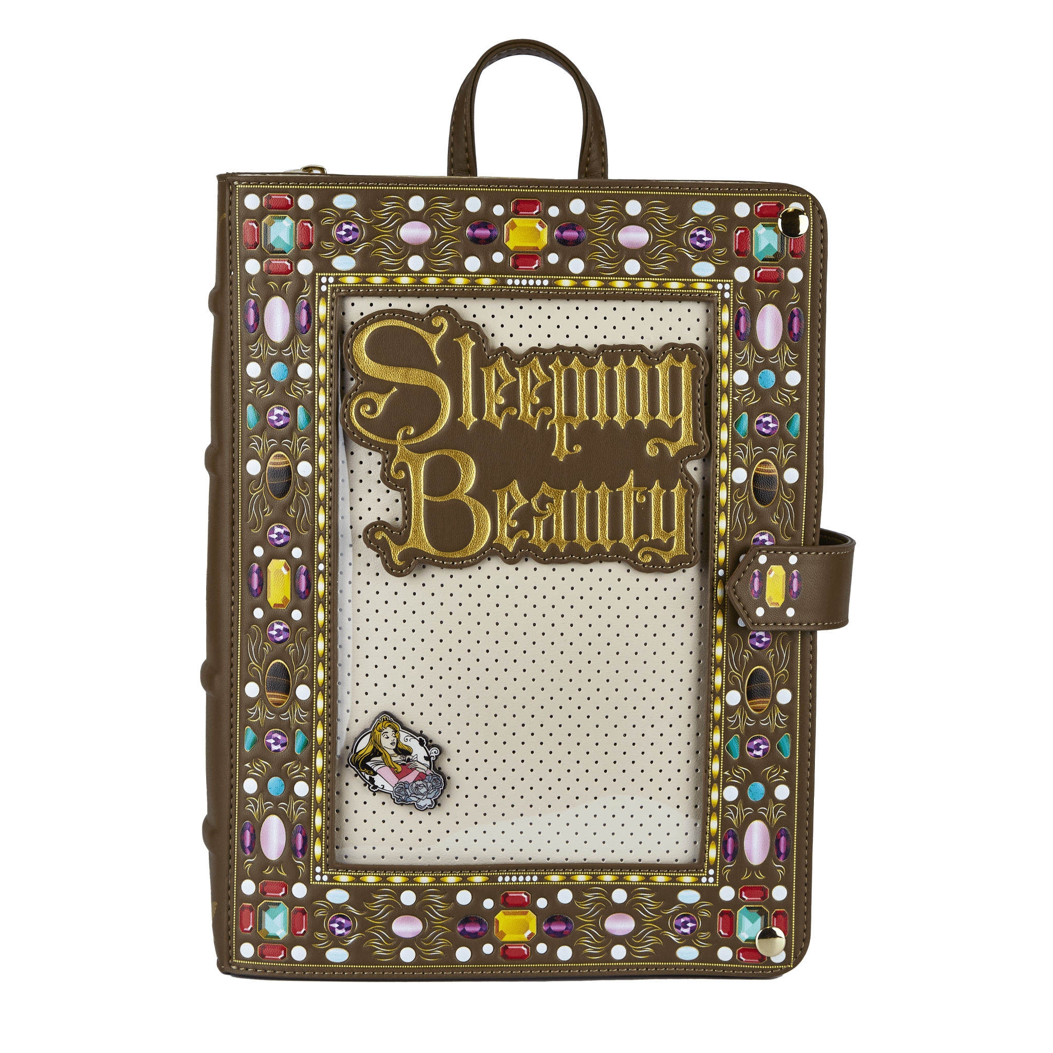 Loungefly x Disney Sleeping Beauty Pin Collector Mini Backpack - GeekCore