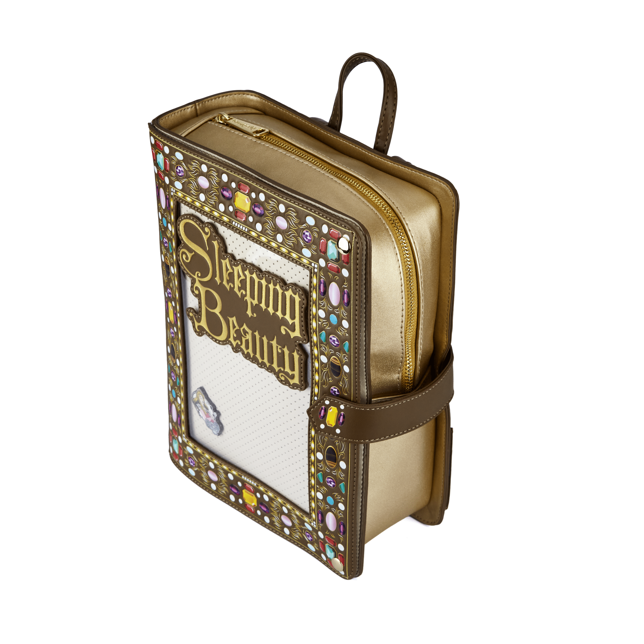 Loungefly x Disney Sleeping Beauty Pin Collector Mini Backpack - GeekCore