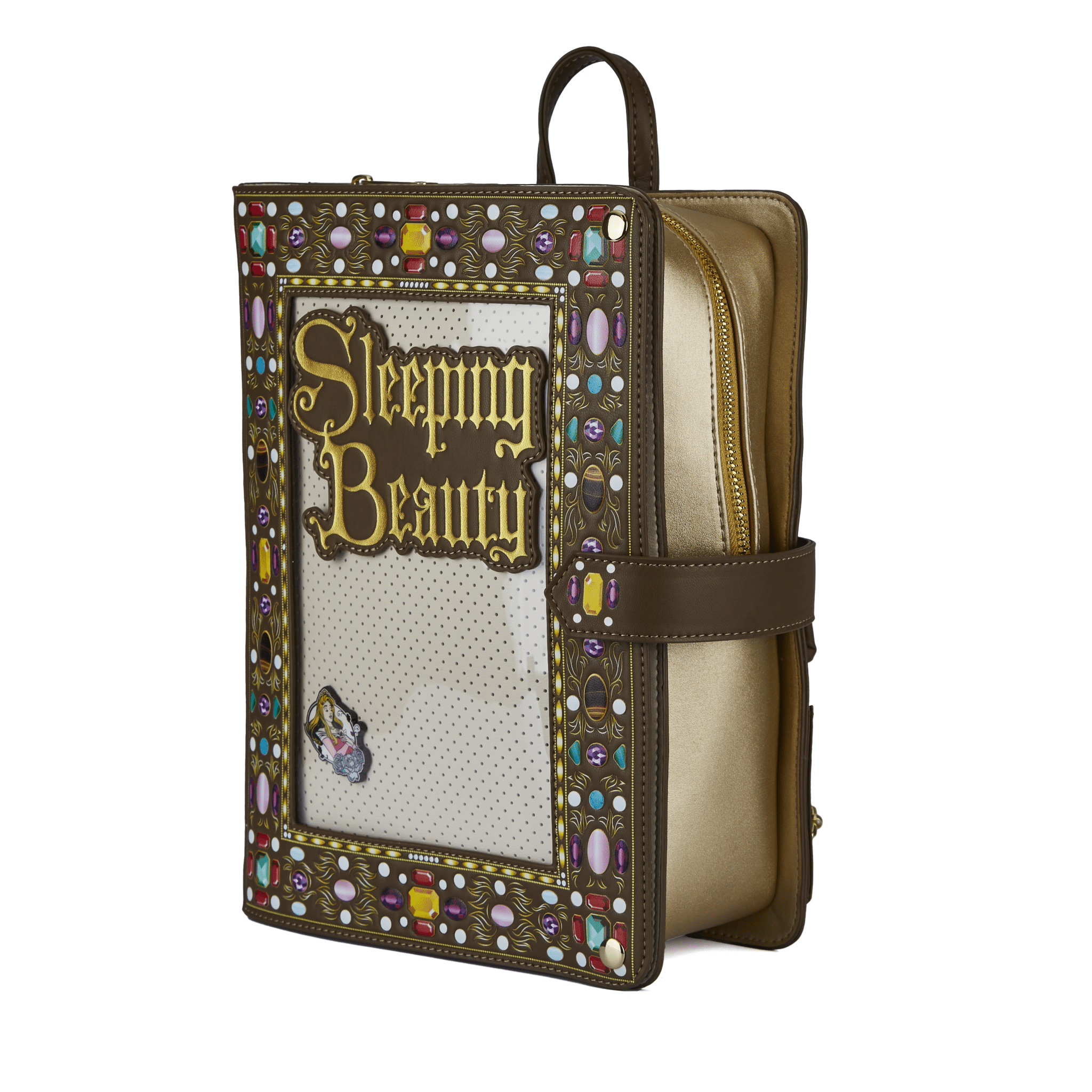 Loungefly x Disney Sleeping Beauty Pin Collector Mini Backpack - GeekCore