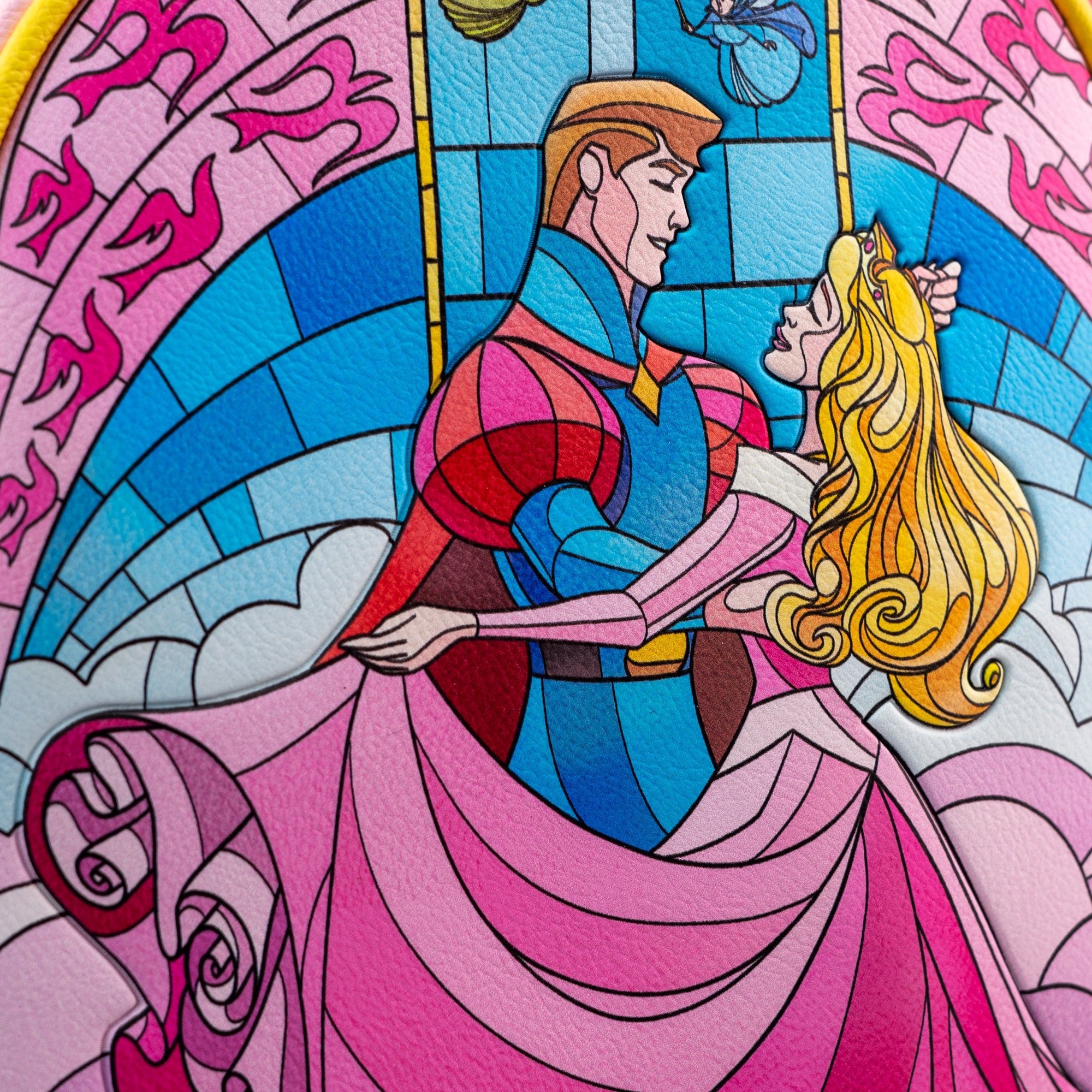 Loungefly x Disney Sleeping Beauty Stained Glass Mini Backpack - GeekCore