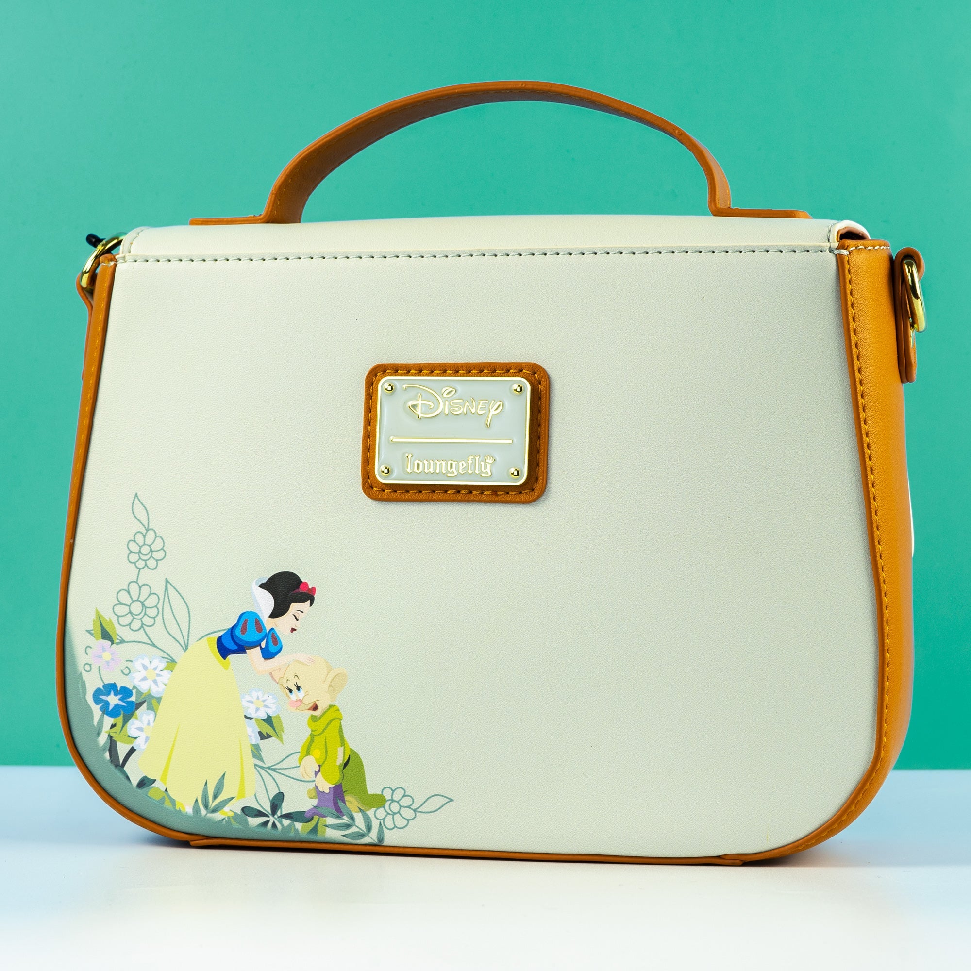 Loungefly x Disney Snow White and the Seven Dwarfs Floral Crossbody Bag - GeekCore