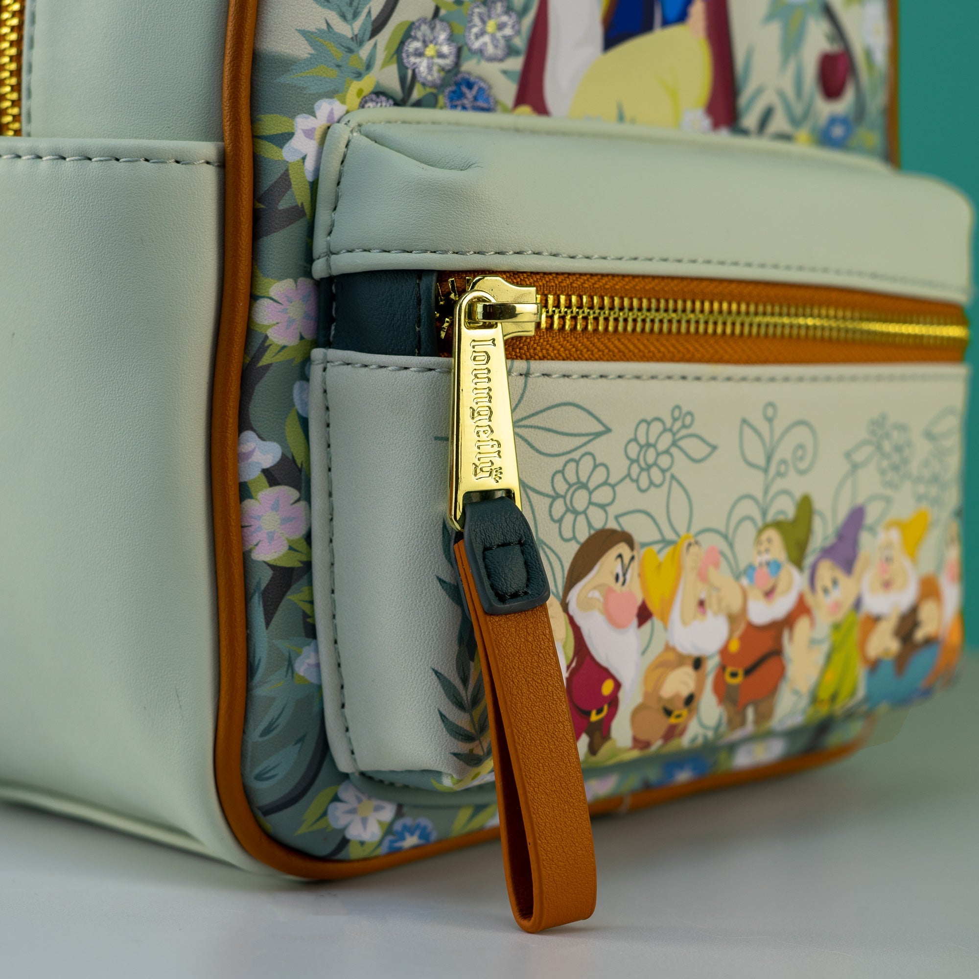 Loungefly x Disney Snow White and the Seven Dwarfs Floral Mini Backpack - GeekCore