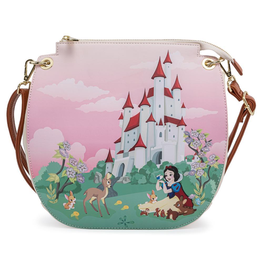 Loungefly x Disney Snow White Castle Crossbody Bag - GeekCore