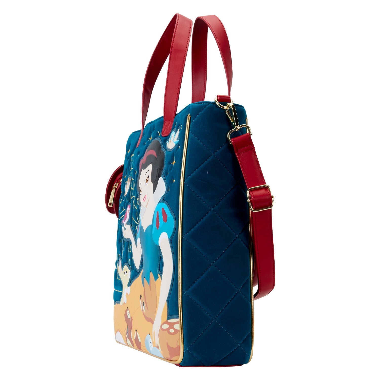 Loungefly x Disney Snow White Quilted Tote Bag - GeekCore