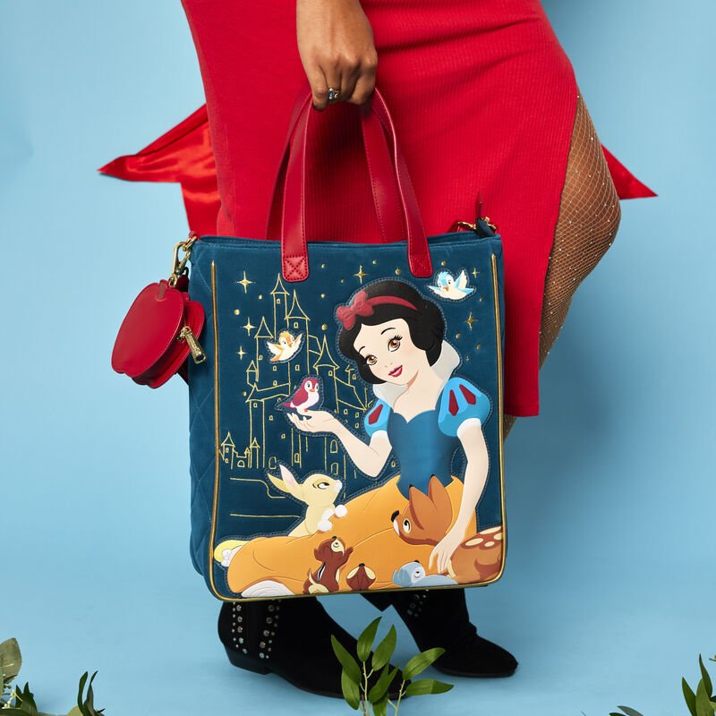 Loungefly x Disney Snow White Quilted Tote Bag - GeekCore