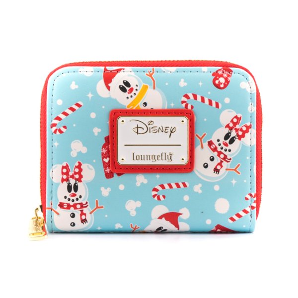 Loungefly x Disney Snowman Mickey and Minnie Mouse Christmas Scene Purse - GeekCore