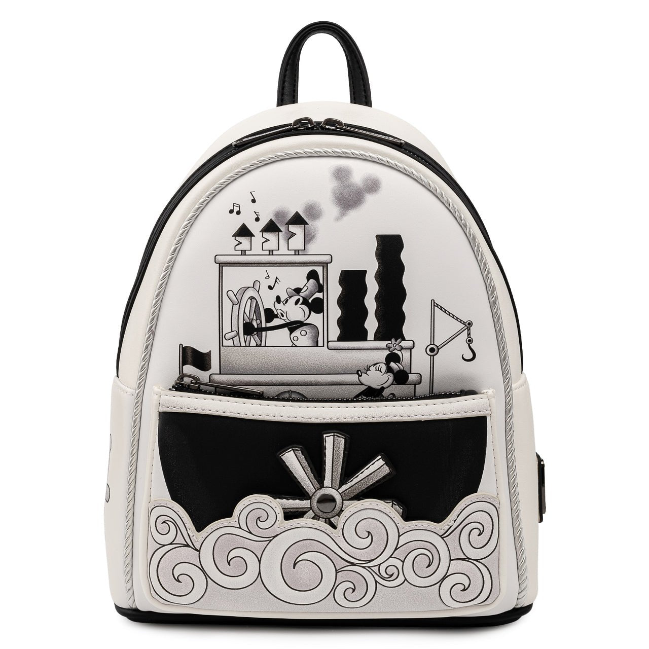 Loungefly x Disney Steamboat Willie Cruise Mini Backpack - GeekCore