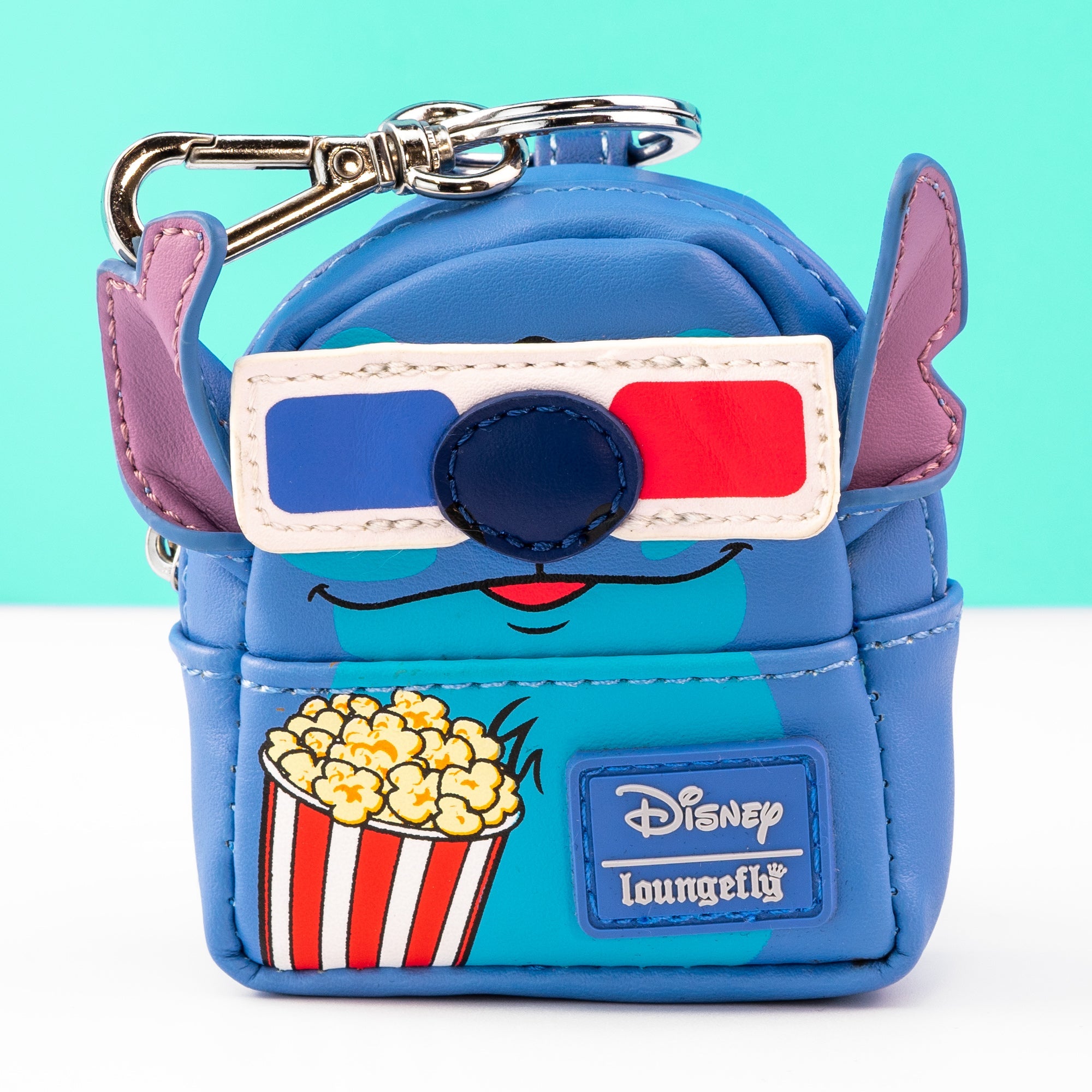 Loungefly x Disney Stitch Popcorn Micro Mini Backpack Bag Charm - GeekCore