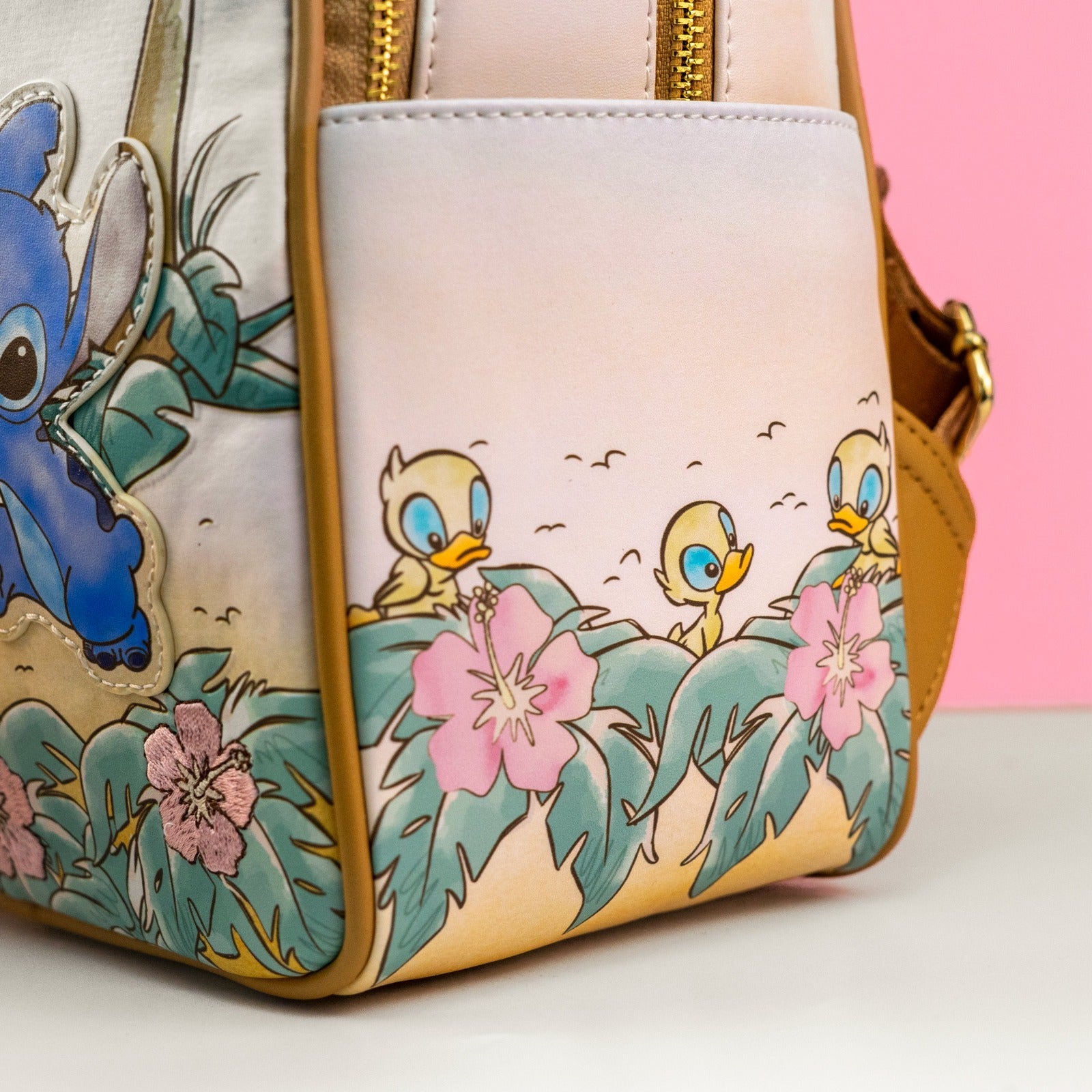 Loungefly x Disney Stitch with Ducklings Mini Backpack - GeekCore