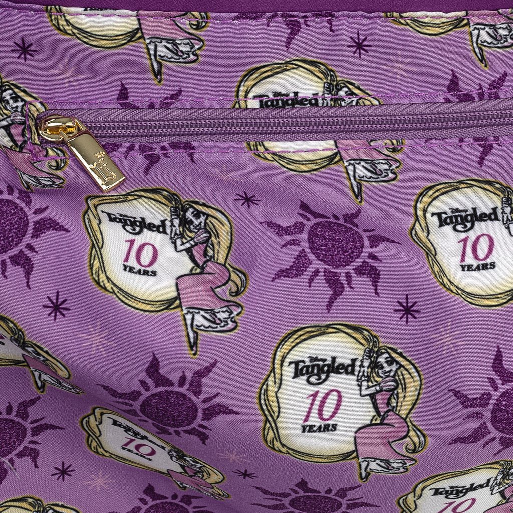 Loungefly x Disney Tangled Floral Cross Body Hand bag - GeekCore