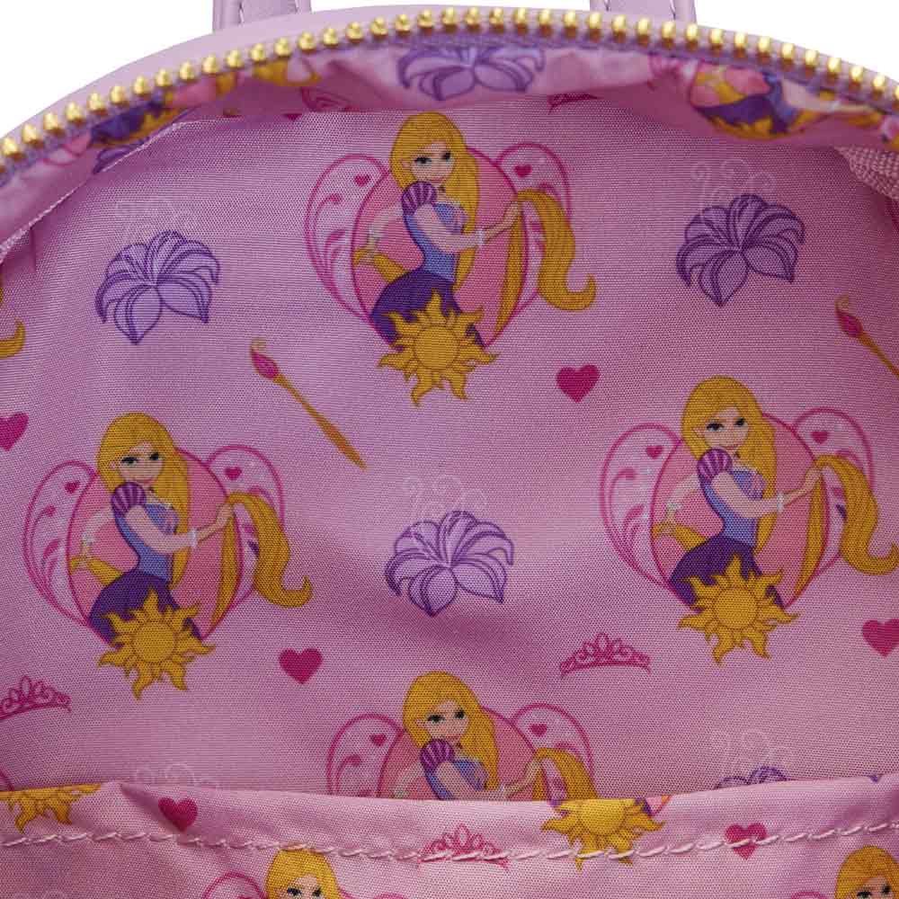 Loungefly x Disney Tangled Rapunzel Scenes Mini Backpack - GeekCore