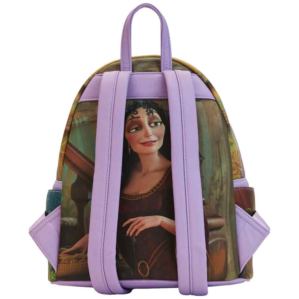 Loungefly x Disney Tangled Rapunzel Scenes Mini Backpack - GeekCore