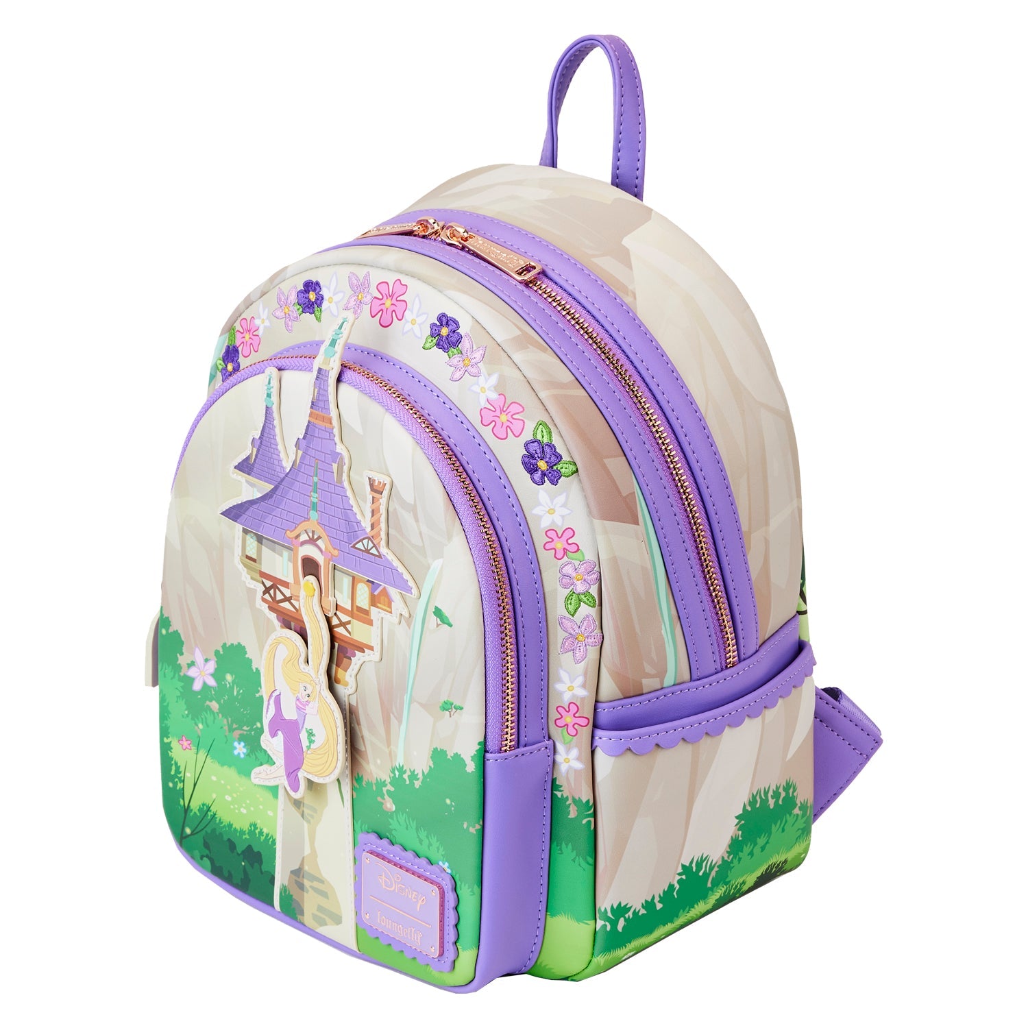 Loungefly x Disney Tangled Rapunzel Swinging From Tower Mini Backpack - GeekCore