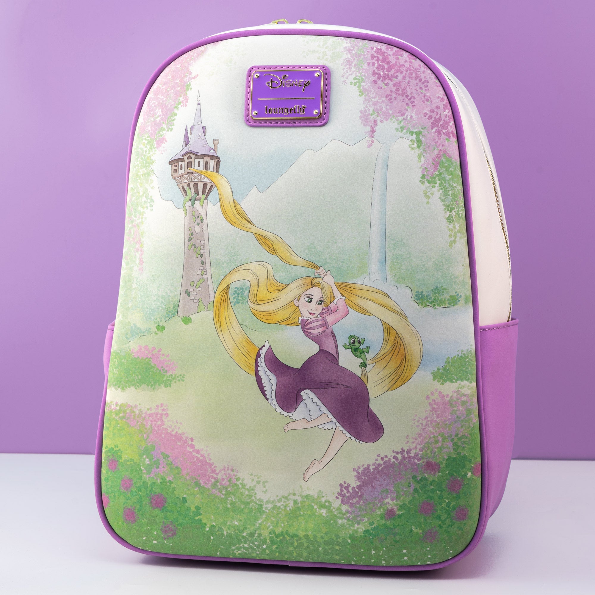 Loungefly x Disney Tangled Rapunzel Tower Scene Mini Backpack GeekCore