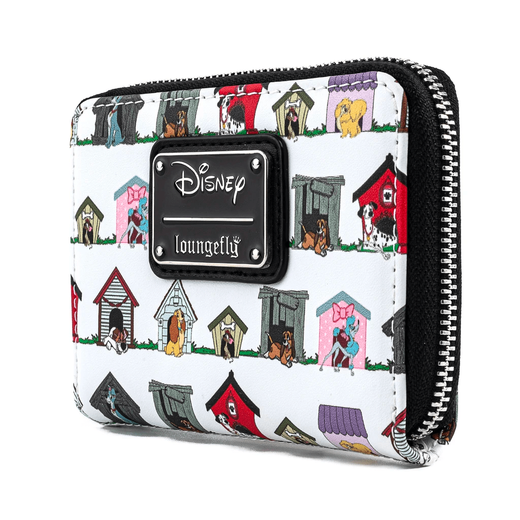 Loungefly x Disney the Dogs of Disney Zip Around Purse - GeekCore