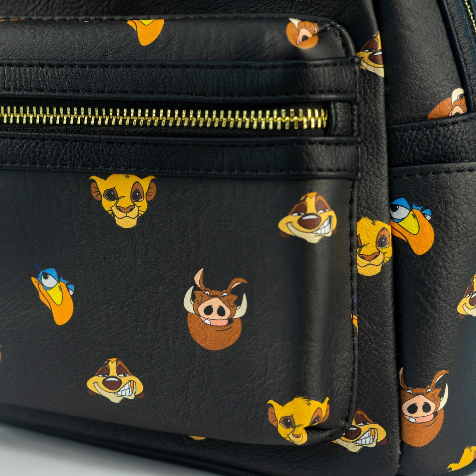 Loungefly x Disney The Lion King Character Faces AOP Mini Backpack - GeekCore