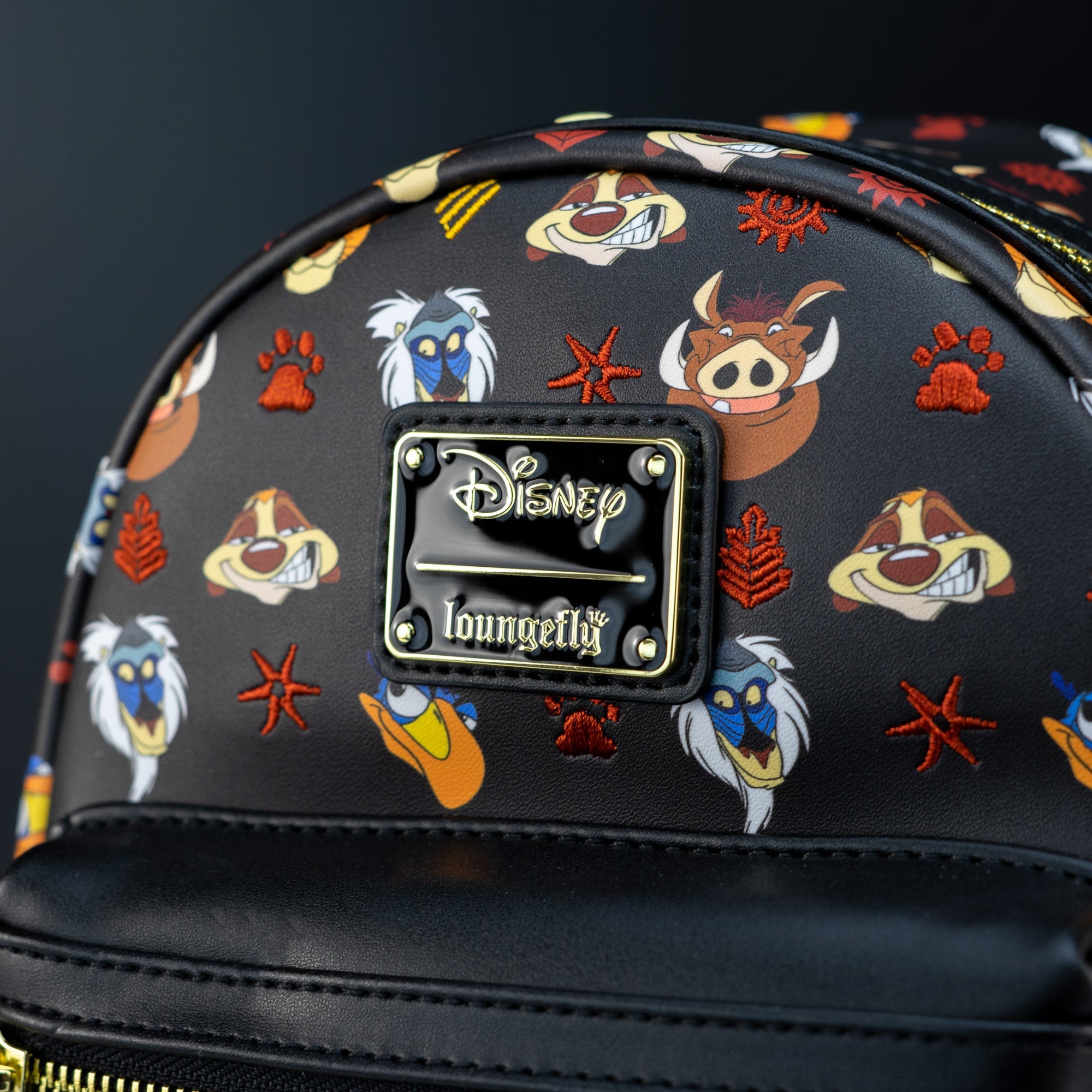 Loungefly x Disney The Lion King Faces AOP Mini Backpack - GeekCore