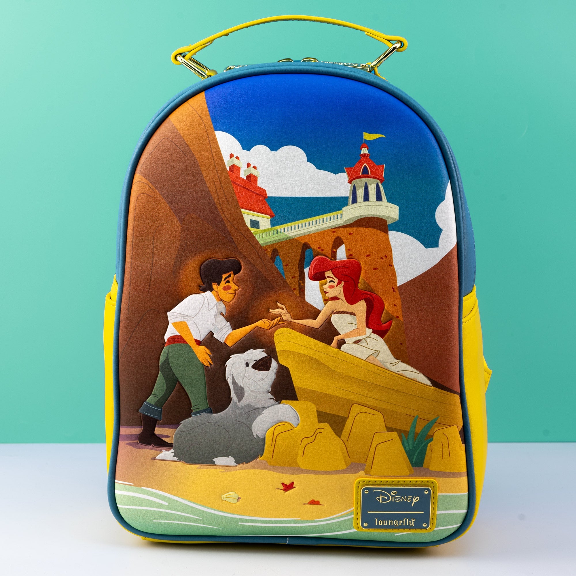 Loungefly x Disney The Little Mermaid Ariel and Eric Beach Mini Backpack - GeekCore