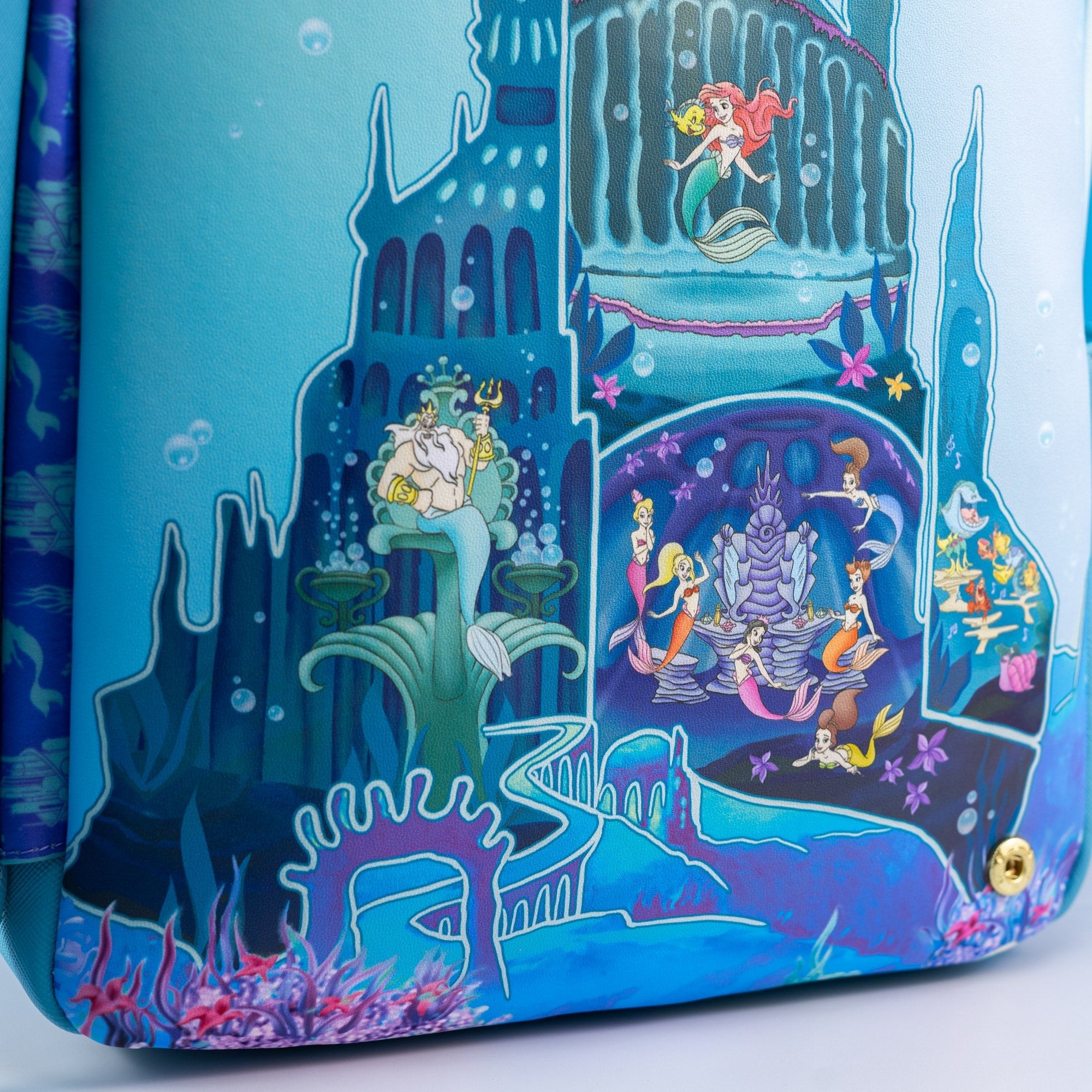 Loungefly x Disney The Little Mermaid Castle Window Mini Backpack - GeekCore