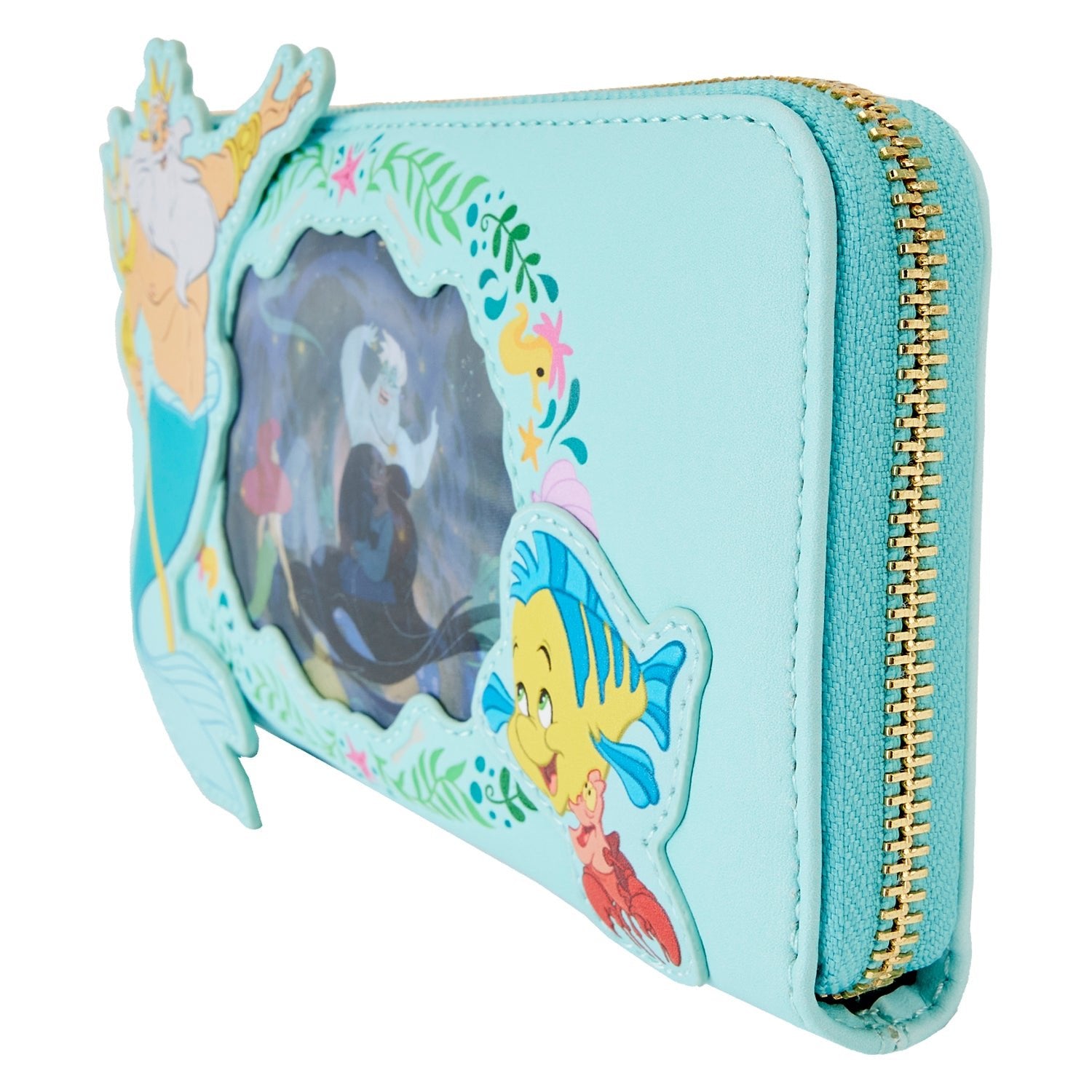 Loungefly x Disney The Little Mermaid Lenticular Wristlet - GeekCore