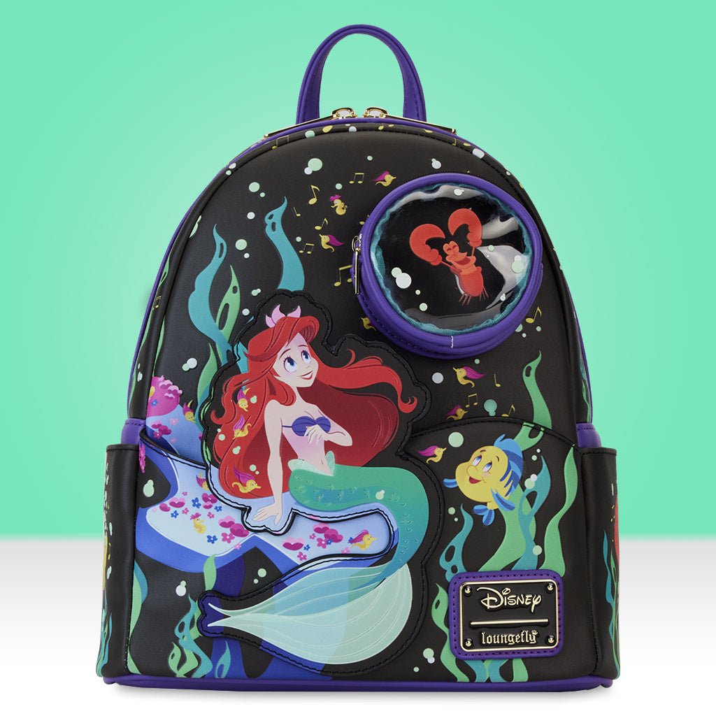 Loungefly x Disney The Little Mermaid Life is The Bubbles Mini Backpack - GeekCore