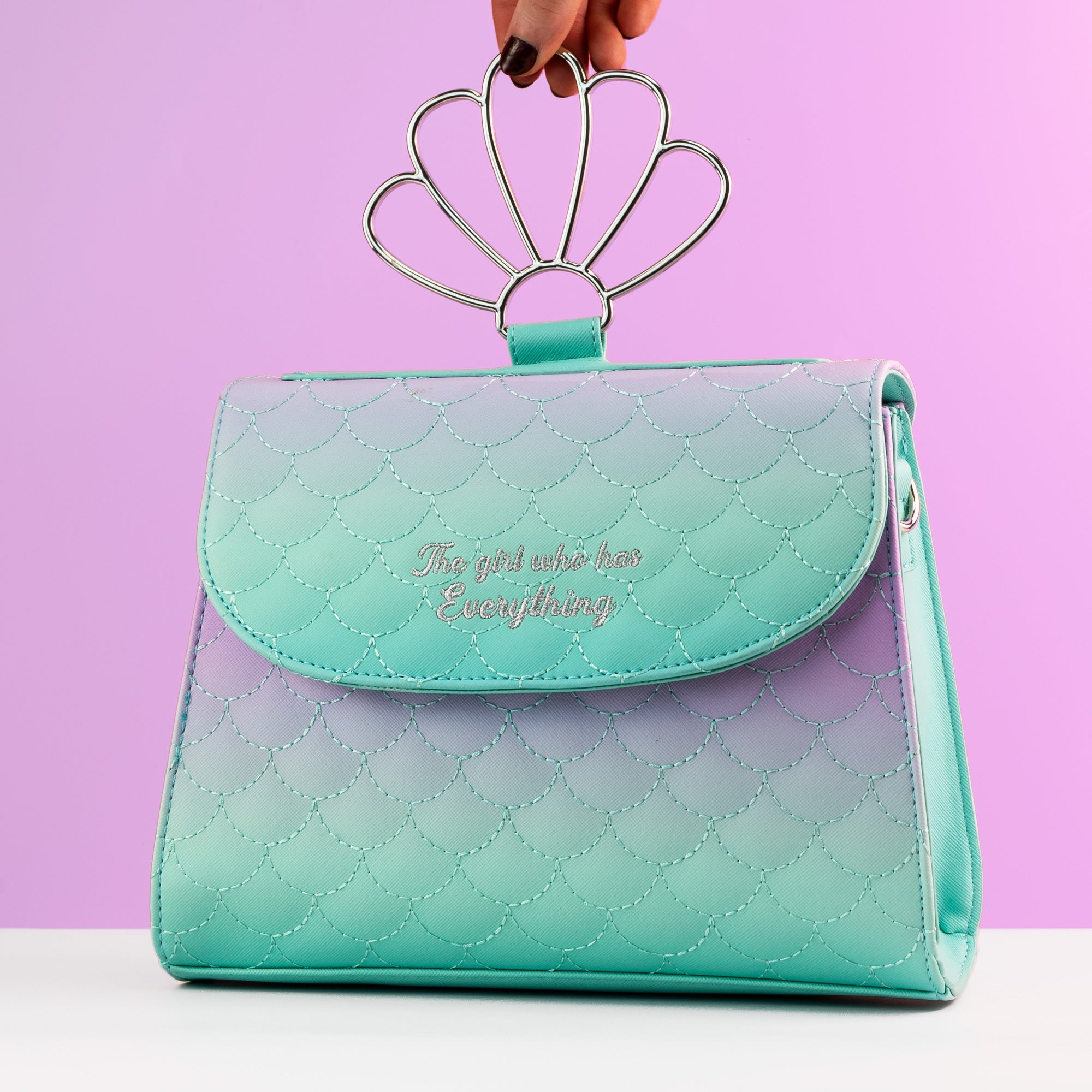 Loungefly x Disney The Little Mermaid Ombre Scales Handbag - GeekCore