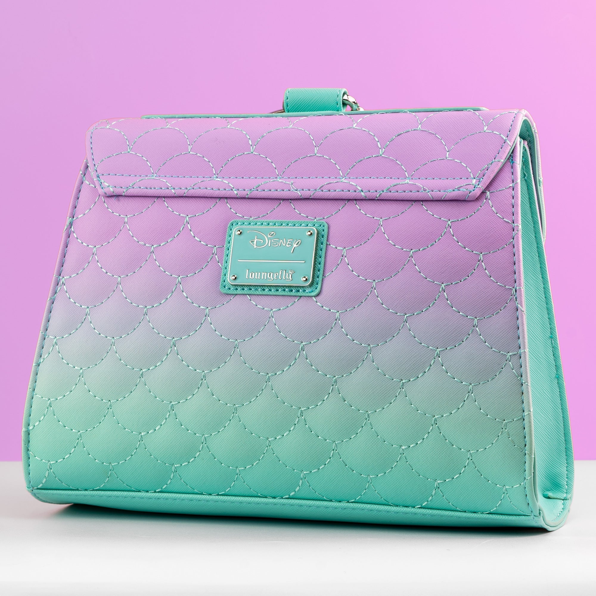 Loungefly x Disney The Little Mermaid Ombre Scales Handbag - GeekCore