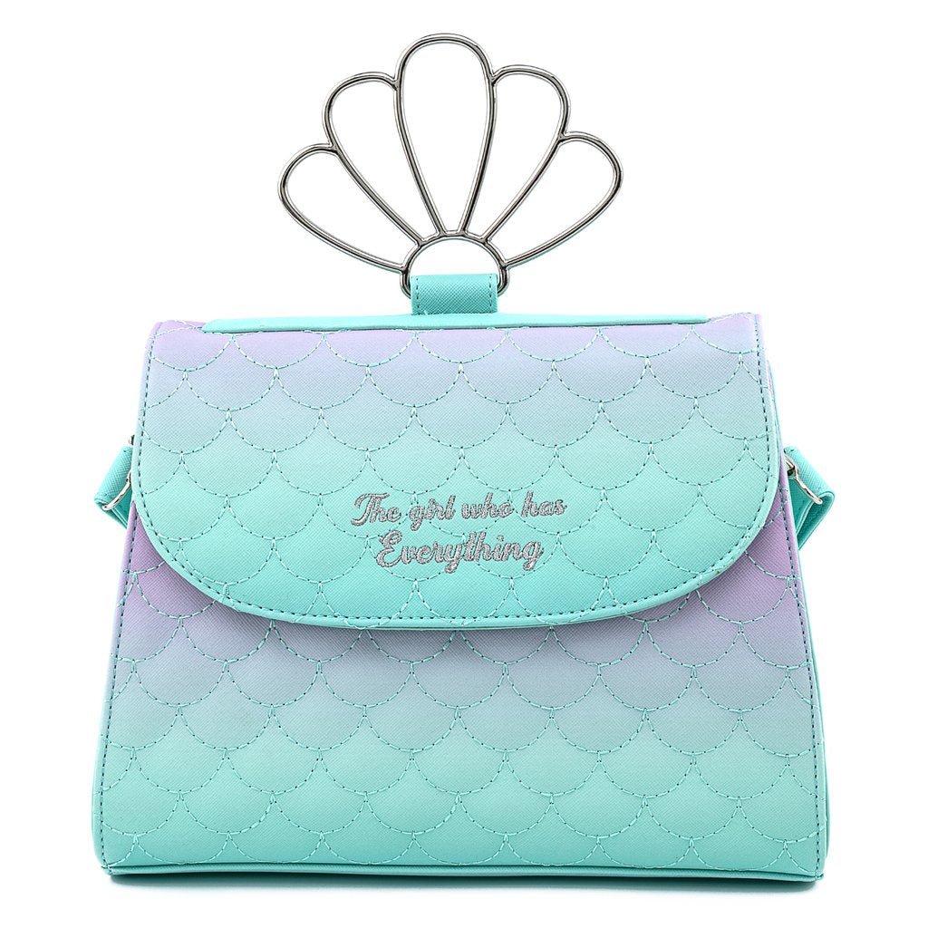 Loungefly x Disney The Little Mermaid Ombre Scales Handbag - GeekCore