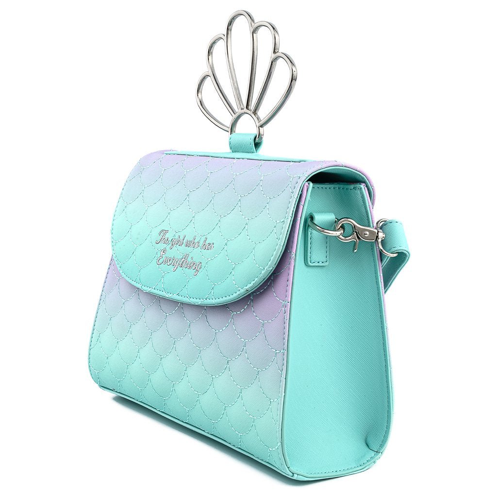 Loungefly x Disney The Little Mermaid Ombre Scales Handbag - GeekCore