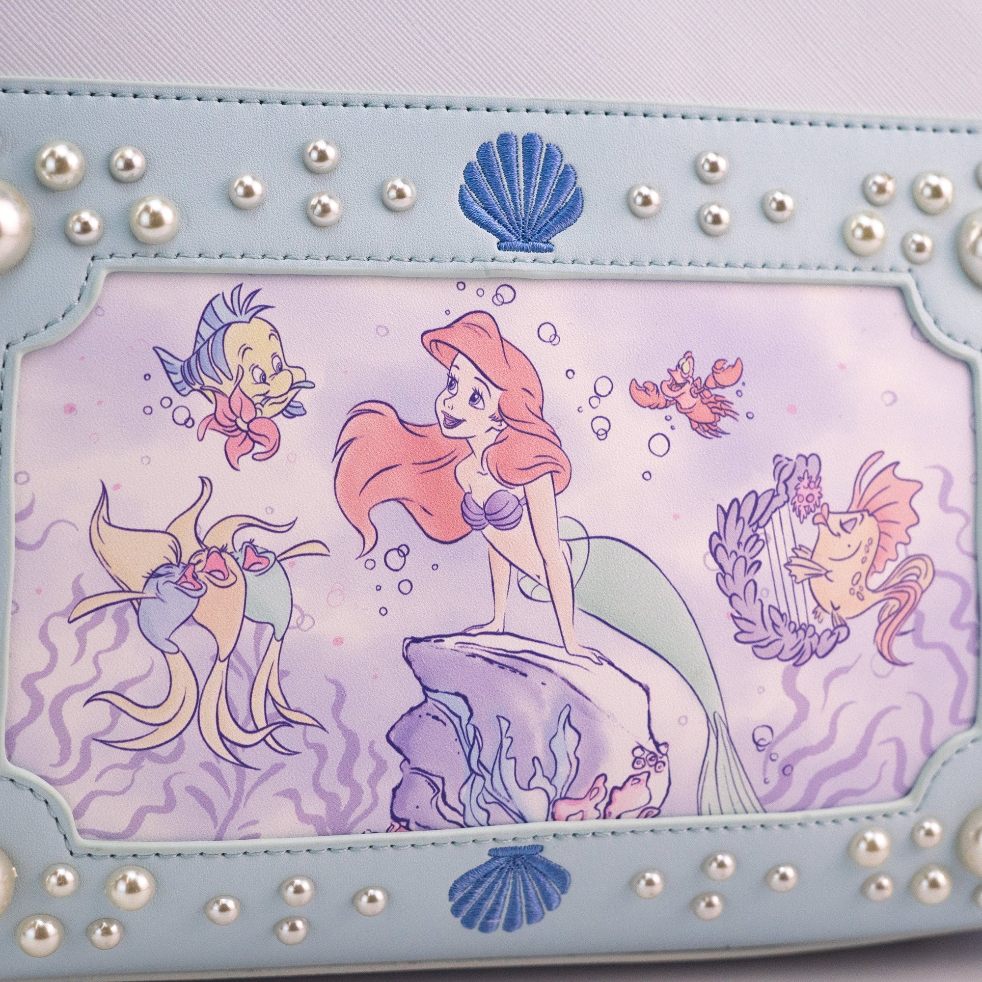 Loungefly x Disney The Little Mermaid Pearl Crossbody Handbag - GeekCore