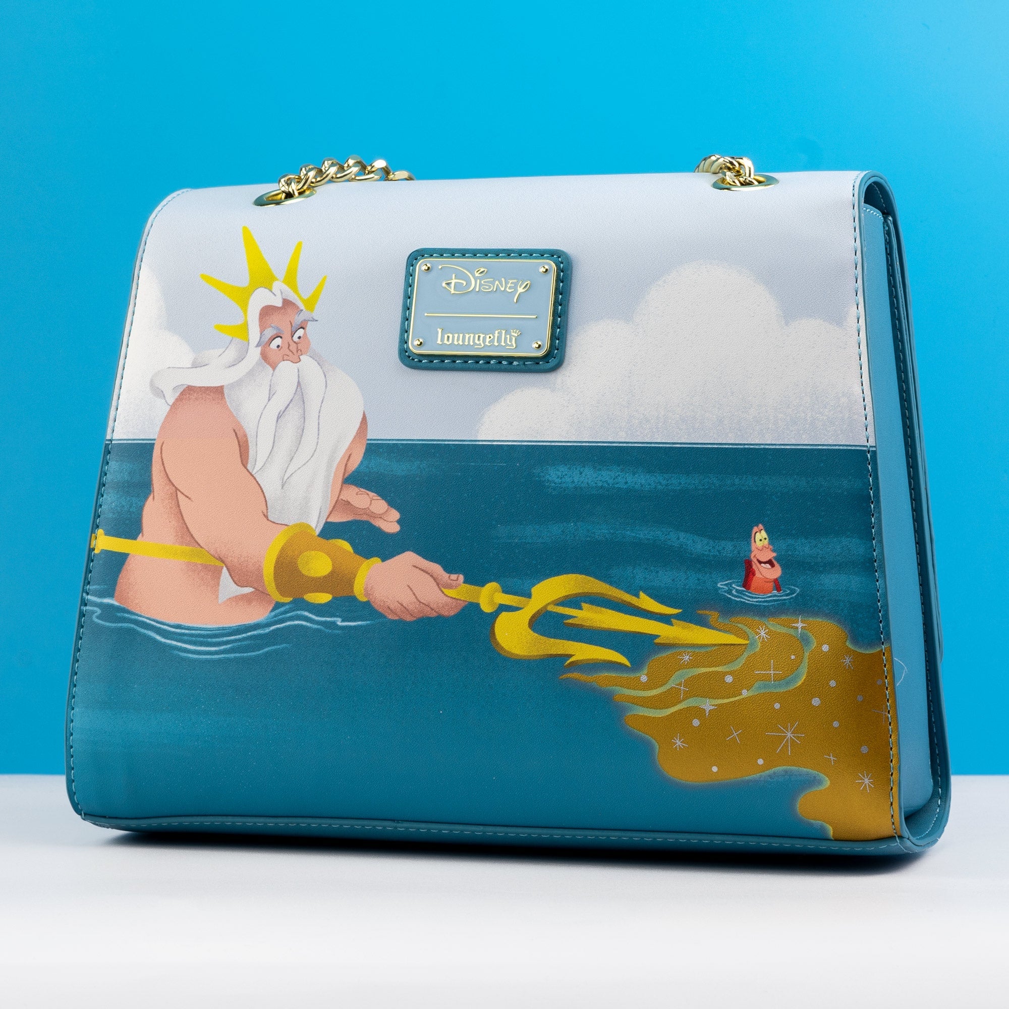 Loungefly x Disney The Little Mermaid Triton's Gift Crossbody Bag - GeekCore